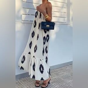 PrettyGarden Boho one shoulder Maxi Dress Size Small